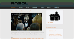 Desktop Screenshot of ansol.org