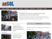 Tablet Screenshot of ansol.com.ar